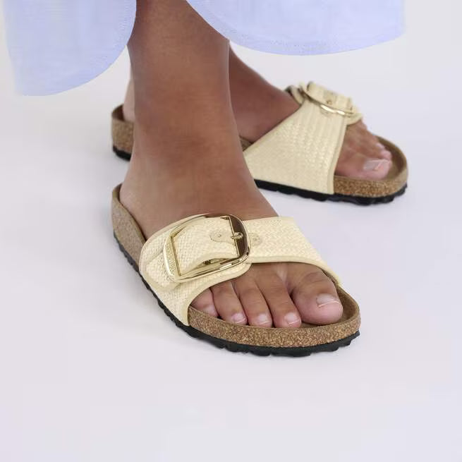W Madrid Big Buckle Raffia