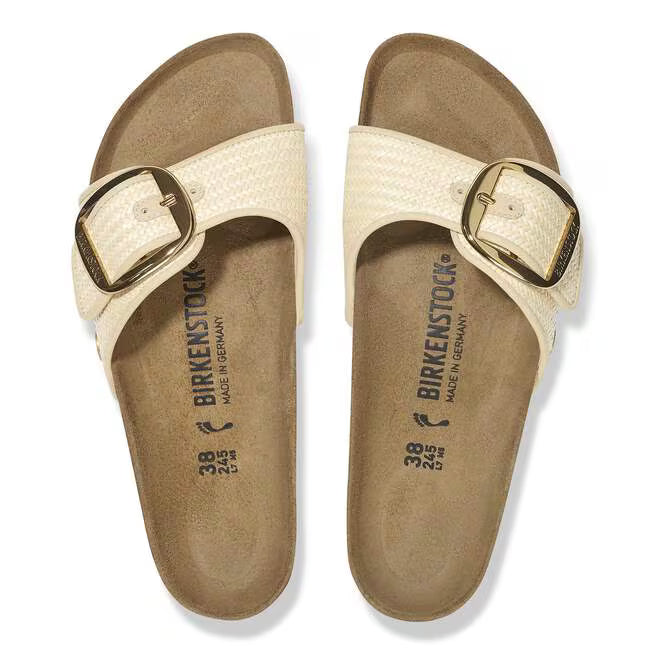 W Madrid Big Buckle Raffia