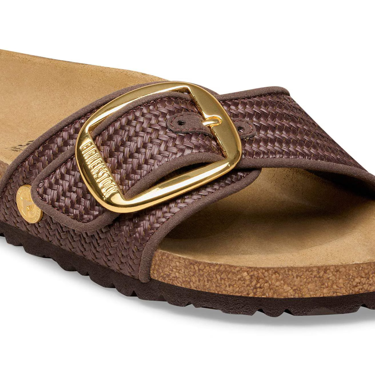 W Madrid Big Buckle Raffia
