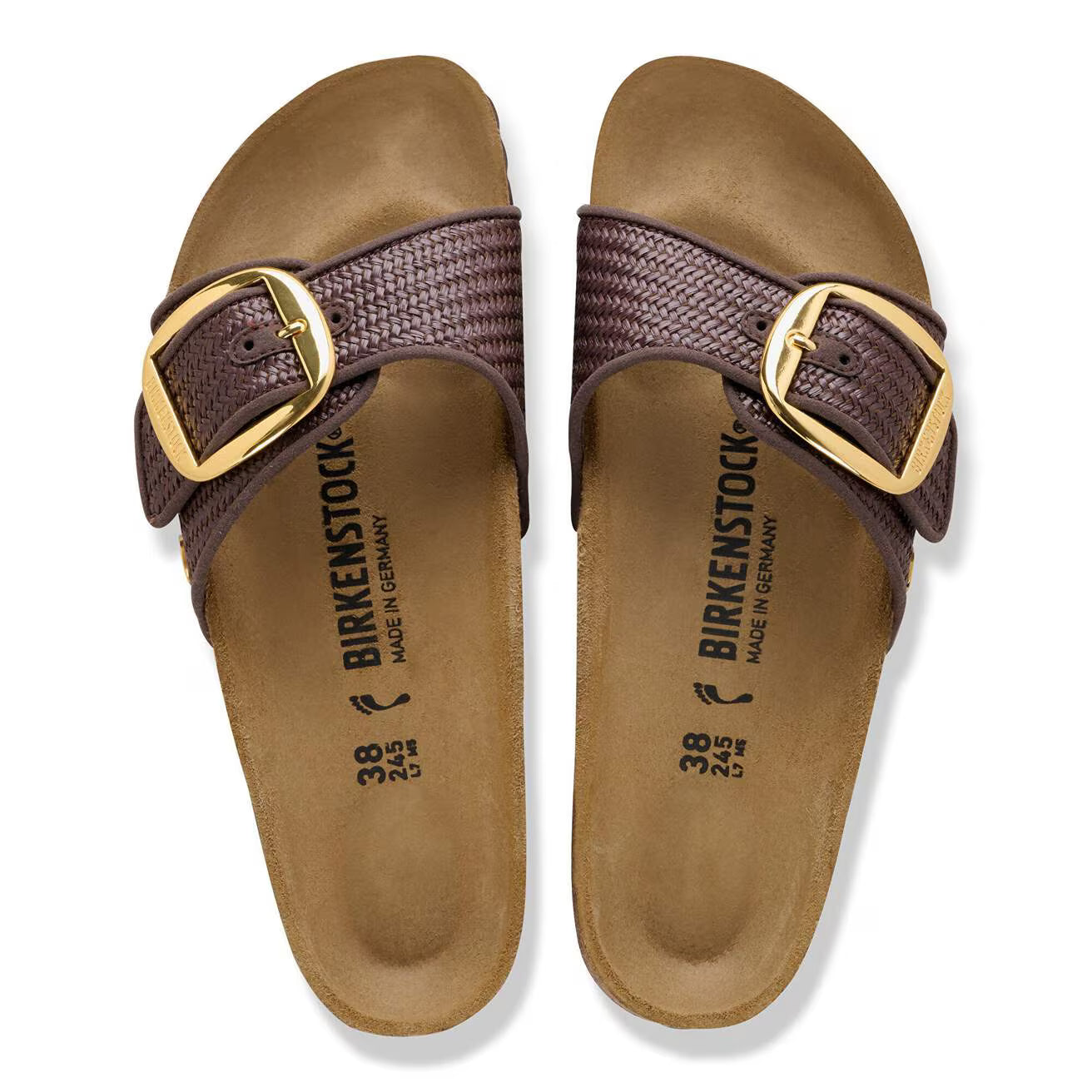 W Madrid Big Buckle Raffia